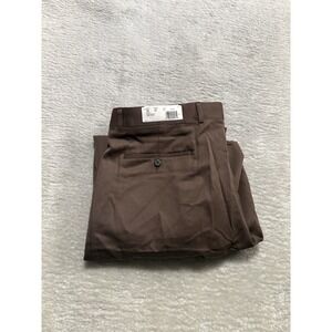 New Metropolis Pleated Straight Wool Dress Pants Size‎ 38x30 Cuffed Trousers